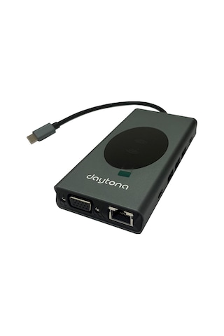 Daytona W13 13'lü Usb C Hub Tip-c+hdtv+2usb3.0+ Vga+sd+tf