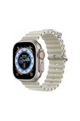 Watch 42mm Uyumlu Krd-75 Uyumlu Zore Kordon-krem