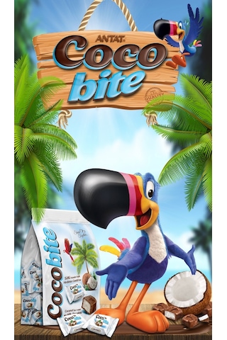Antat Cocobite Çikolata Kaplı Hindistan Cevizli Bar 1 KG