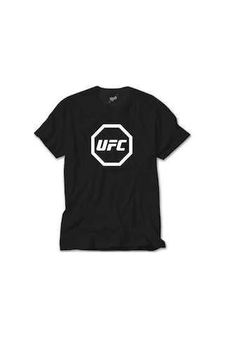 Ufc Logo Siyah Tişört Siyah