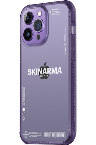 Apple Uyumlu iPhone 14 Pro Kılıf Skinarma Şeffaf Airbag Tasarımlı Iro Kapak