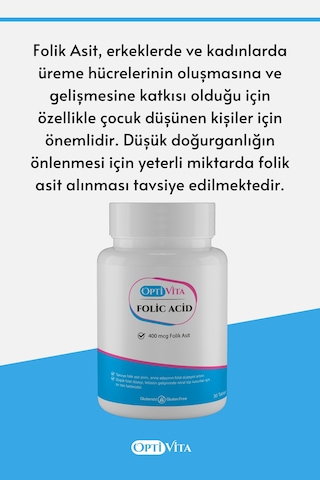 Optivita Folic Acid 400 Mcg 30 Tablet