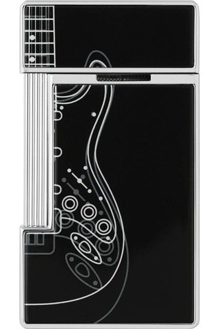S.t. Dupont Slimmy Fender Siyah Çakmak 028025