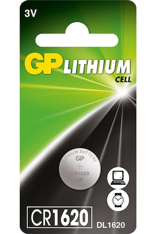 GP CR1620 3V Lityum Düğme Pil