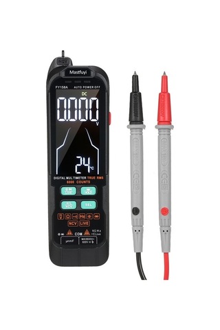 Agoodshop Siyah El Lcd Dijital Multimetre Elektrik Ölçer Test Cihazı Otomotiv Elektronik Kristal