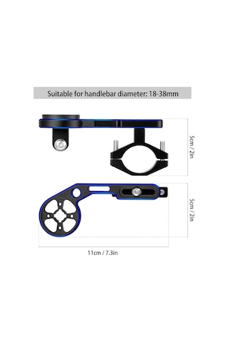 Bengguo-bisiklet Bilgisayar Montajı Ayarlanabilir Ön Bisiklet,y18620br Siyah - Kırmızı