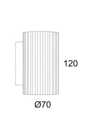 Ev601 A Altın Gu10 Duvar Aplik Altın