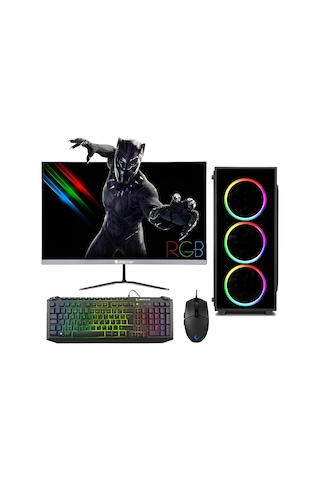 CacheX K203 i5-750 8 GB 256 GB SSD 4 GB GT 730 24" Free Dos Masaüstü Oyuncu Bilgisayarı