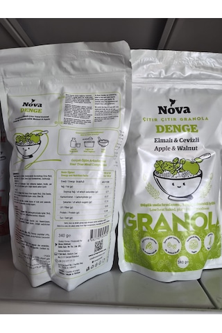 Nova Granola Elmalı & Cevizli X 2 Ad.340gr.