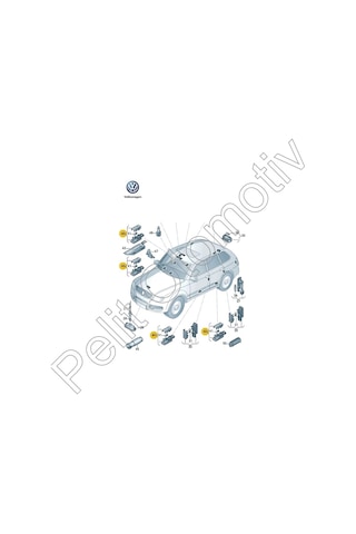 Polo 2002 - 2022 Bagaj Aydınlatma Lamba 6l0947415