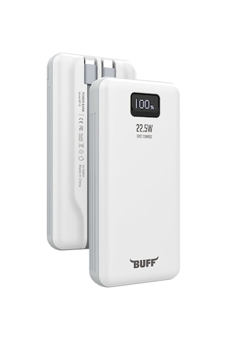 Buff BP18 22.5 W 20.000 mAh Powerbank Beyaz