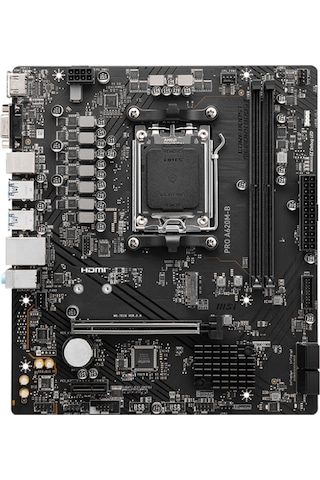 MSI Pro A620M-B 6800 MHz (OC) DDR5 Soket AM5 mATX Anakart