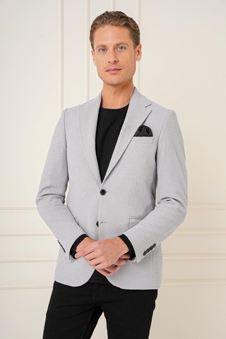 Efor C 686 Slim Fit Gri Spor Ceket Gri