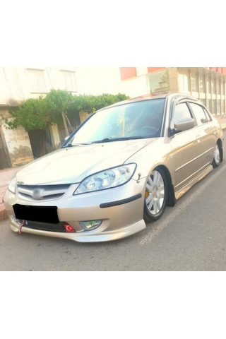 Honda Civic Vtec2 Typer Ön Ek Karlık Mat Siyah Plastik 2004 2003 2006 Makyajlı Kasa Karlık+bodykit+ek