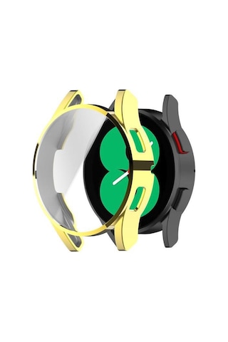 Samsung Galaxy Uyumlu Watch 5 44mm Silikon Kapak Kılıf Ekran Koruyucu