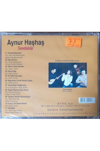 Plak Değildir Cd Dir Cd Aynur Haşhaş Sevdakar Elveda Meyhaneci