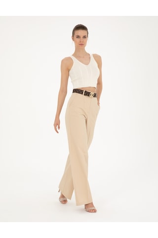 Pierre Cardin Kadın Bej Pantolon Kanvas-chino 50289786-vr011 Bej