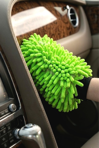 Myclean Mikrofiber Araba Yıkama Eldiveni Makarna Eldiven