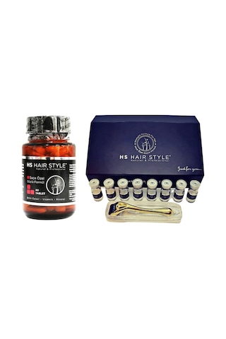 Hs Hair Style Mezoterapy Serum 8 x 6 ML + Hs Hair Style Biotin Tablet Seti 60 Tablet