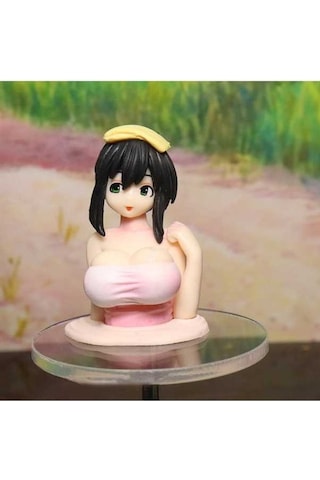 Pazly Ve Şık Pvc Kadın İçin Geeroyoo Figürü Ev Dekorasyonu Araba Aksesuar 6.5cm - Ak