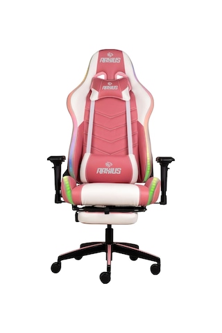 Raxius Gc3001pw Masajlı,rgb,4d Kolçaklı,ayak Destekli Oyuncu Koltuğu, Pembe- Beyaz Pembe - Beyaz