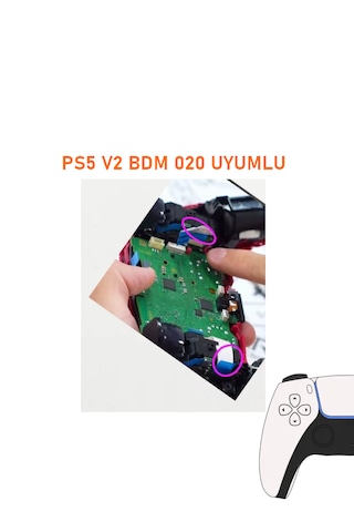 Ps5 V2 Bdm 020 Kollar İle Uyumlu L R L2 R2 Tetik Flex Kablo