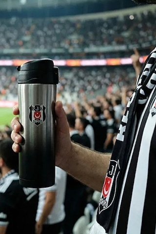 Karaca X Beşiktaş Çelik Sızdırmaz Termos Kutulu 450 Ml Gümüş