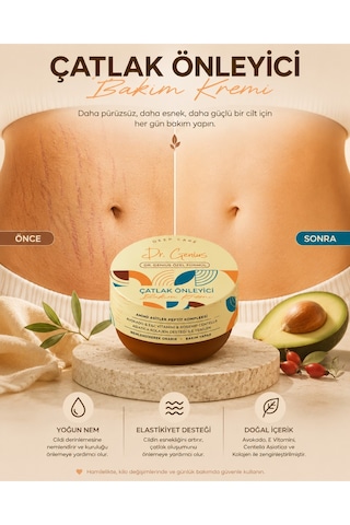 Deep Care Çatlak Önleyici & Onarıcı & Nemlendirici Bakım Kremi - 220ml