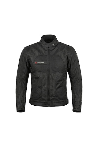 Venom Motosiklet Montu 4 Mevsim Dynamic Erkek Black Motorcu Mont