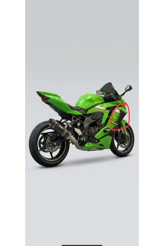 Gg Creations- Kawasaki Ninja Zx-4rr / Zx-25r Aerodinamik Yan Kanat Winglet Boyasız Mat Siyah