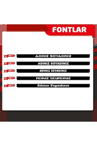 Plakalıkhane Premium Uv Baskılı Kişiye Özel Plakalık 2 Adet