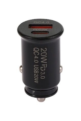 Ally Te-p10 Usb ve Type-c Çıkışlı Araç İçi Çakmaklık Hızlı Şarj