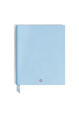 Montblanc Saffiano Deri Açık Mavi Büyük Boy Defter 135030
