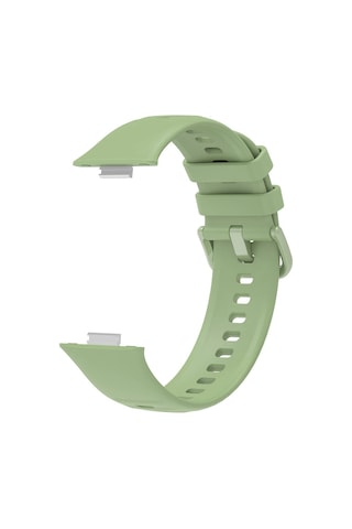 Ekılıf - Huawei Watch Fit 3 Uyumlu - Kordon Band Serisi Klasik Kordon Silikon Strap Kayış - Gri