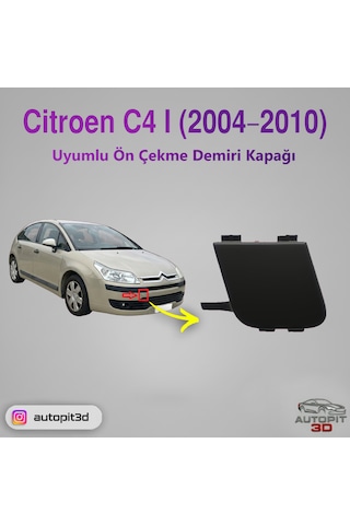 Citroen C4 I 2004 2010 Uyumlu Ön Çeki Demiri Kapağı
