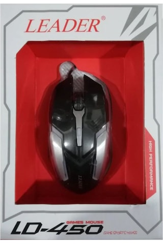 Leader LD-450 RGB Işıklı Kablolu Oyuncu Mouse