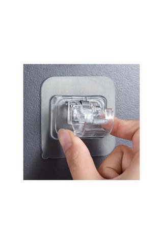 Kendinden Yapışkanlı Perde Çubuğu Braketi, 4 Adet Set 50cm