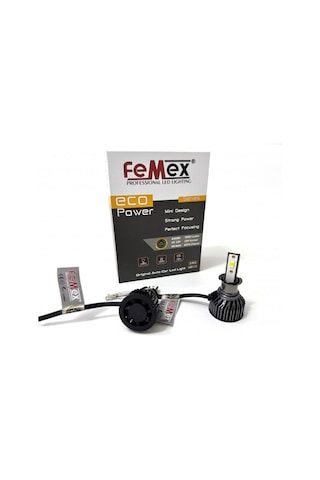 H3 Led Xenon Led Headlight Femex Eco Power Csp 1860
