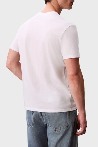 Calvin Klein Erkek T Shirt Lv04rb866g Yaf Beyaz Beyaz