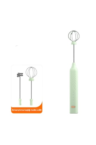 Akülü Elektrikli Yumurta Çırpıcı-yeşil