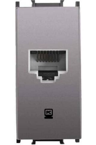 Viko Panasonic Thea Modüler Antrasit Data İnternet Prizi Cat-6 E Alt+kapak 1m - Wvtt14054an-tr