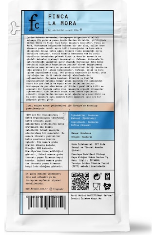 Fropie Nitelikli Kahve Honduras - Öğütülmüş 250 G