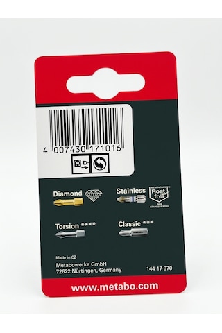 Metabo 24415 Pz 2x25 Bits Uç 2 Adet
