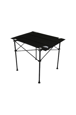 Katlanabilir Kumaş Kamp Ve Piknik Masası Xl Model ,73 X 53 X 58 Cm Siyah