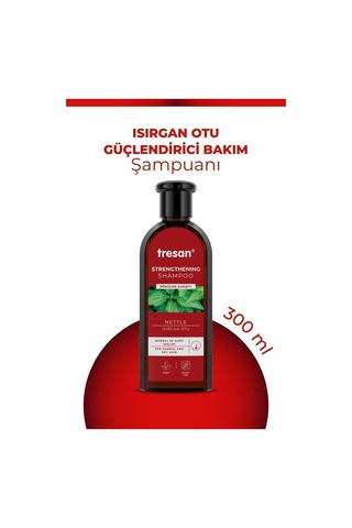 Isırgan Otu Dökülme Karşıtı & Güçlendirici Bakım Şampuanı Normal Ve Kuru Saçlar 300 Ml X2