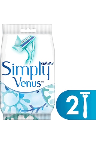 Gillette Simply Venus 2 Kullan At Kadın Tıraş Bıçağı 2 Adet