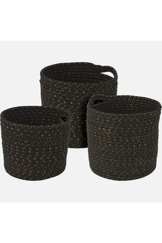 Dekoratif Siyah Sepet 19 Cm