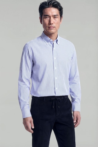 Bisse Regular Fit Pamuk Mavi Cepsiz Erkek Gömlek Gmczg4pal224004 D35 Mavi