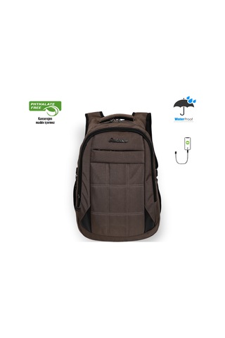 Konfores 1552 Unisex Anatomik Sırt Okul Çantası Kum