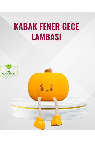 Silikon Pumpkin Night Light Telefon Tutuculu Led Lamba Çok Renkli